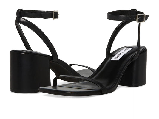 SALE STEVE MADDEN AUDRINA BLOCK HEEL IN BLACK