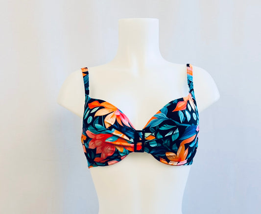 BS Tropical Print Tankini Swim Top