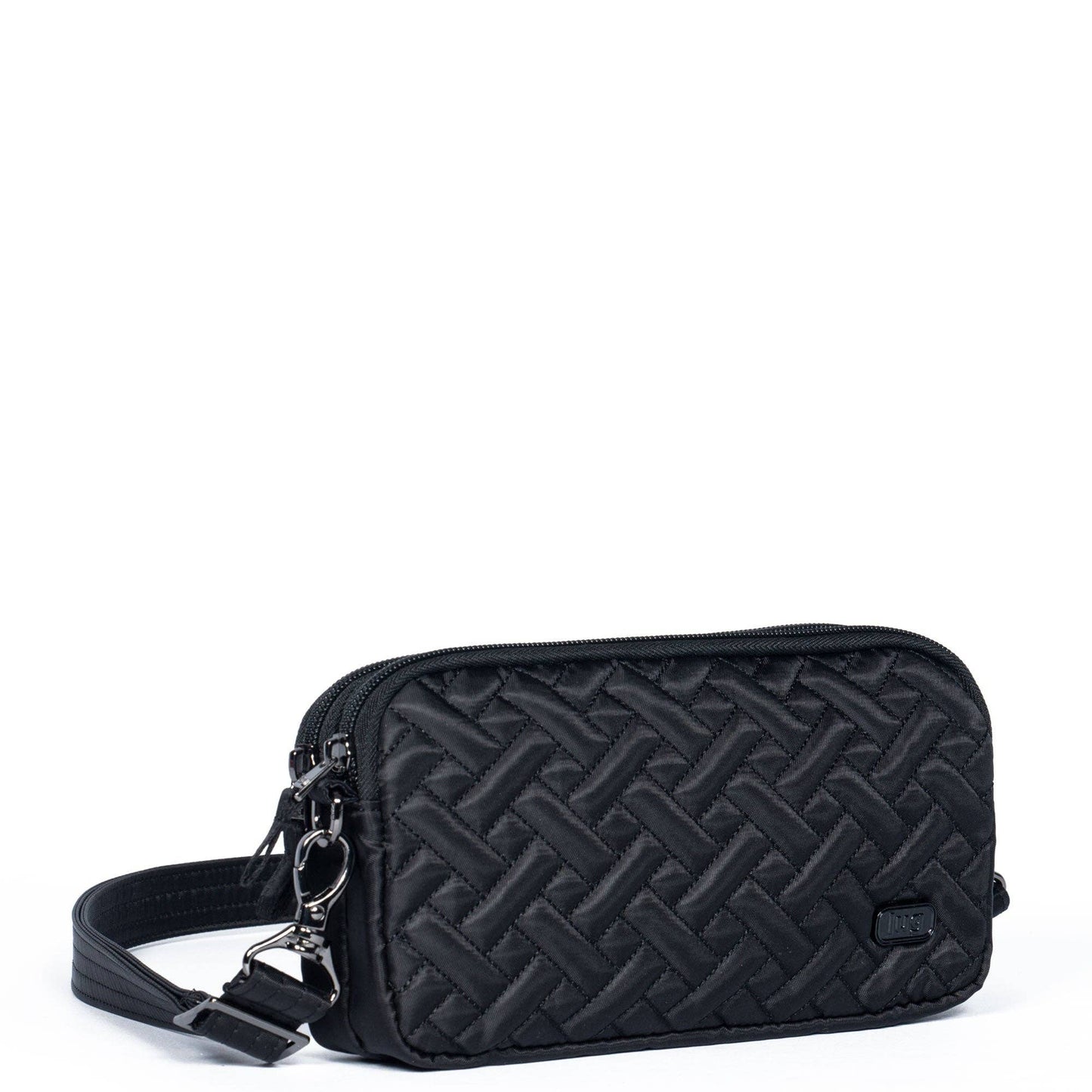 LUG Coupe XL Convertible Crossbody Bag: BLACK 4