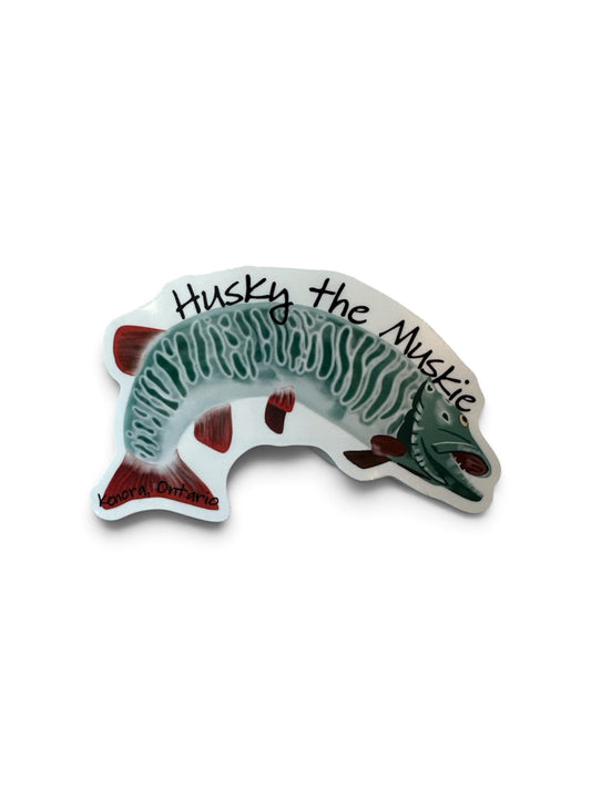 Sticker- Husky the Muskie