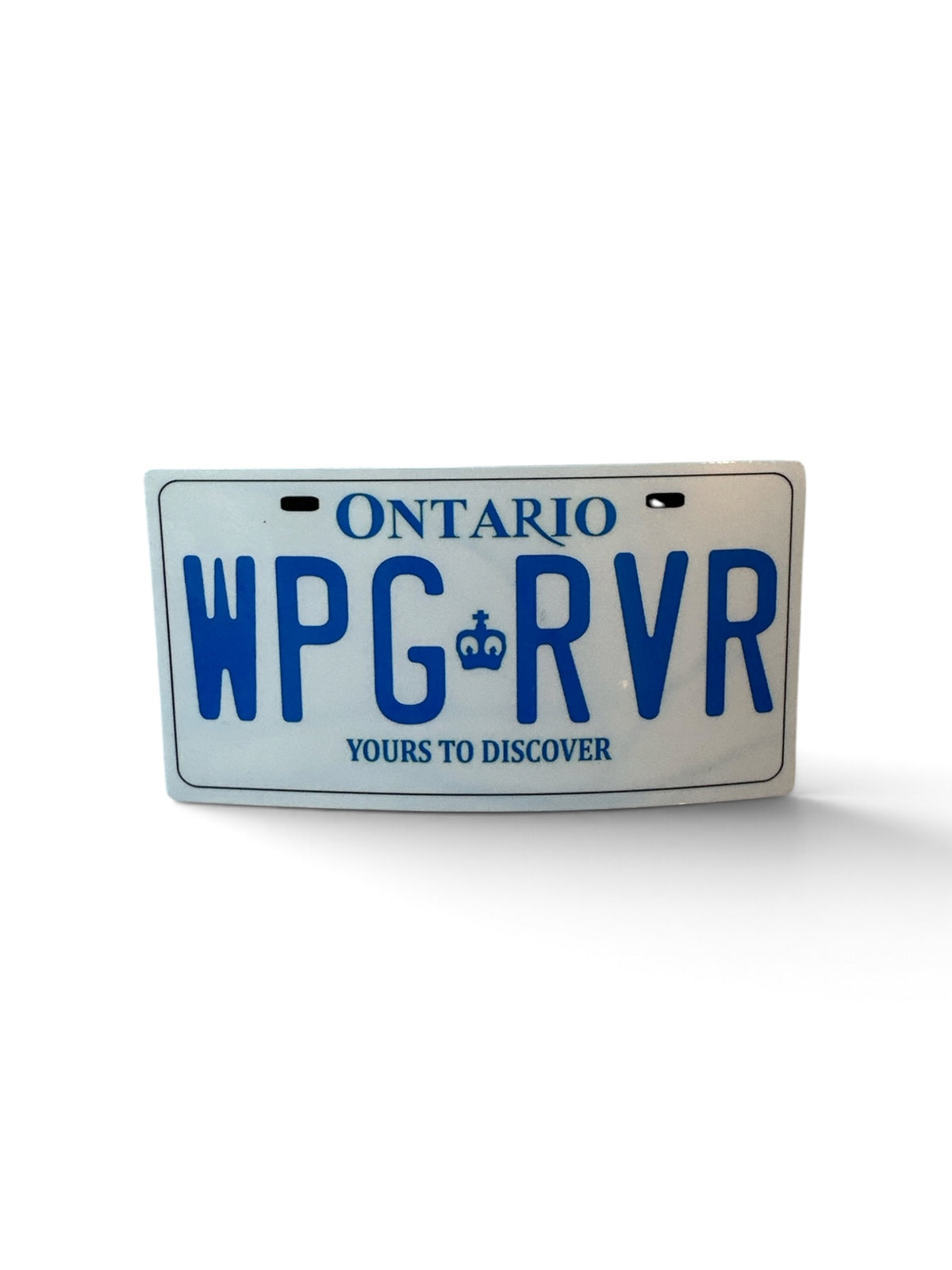 Stickers- Winnipeg River License Plate