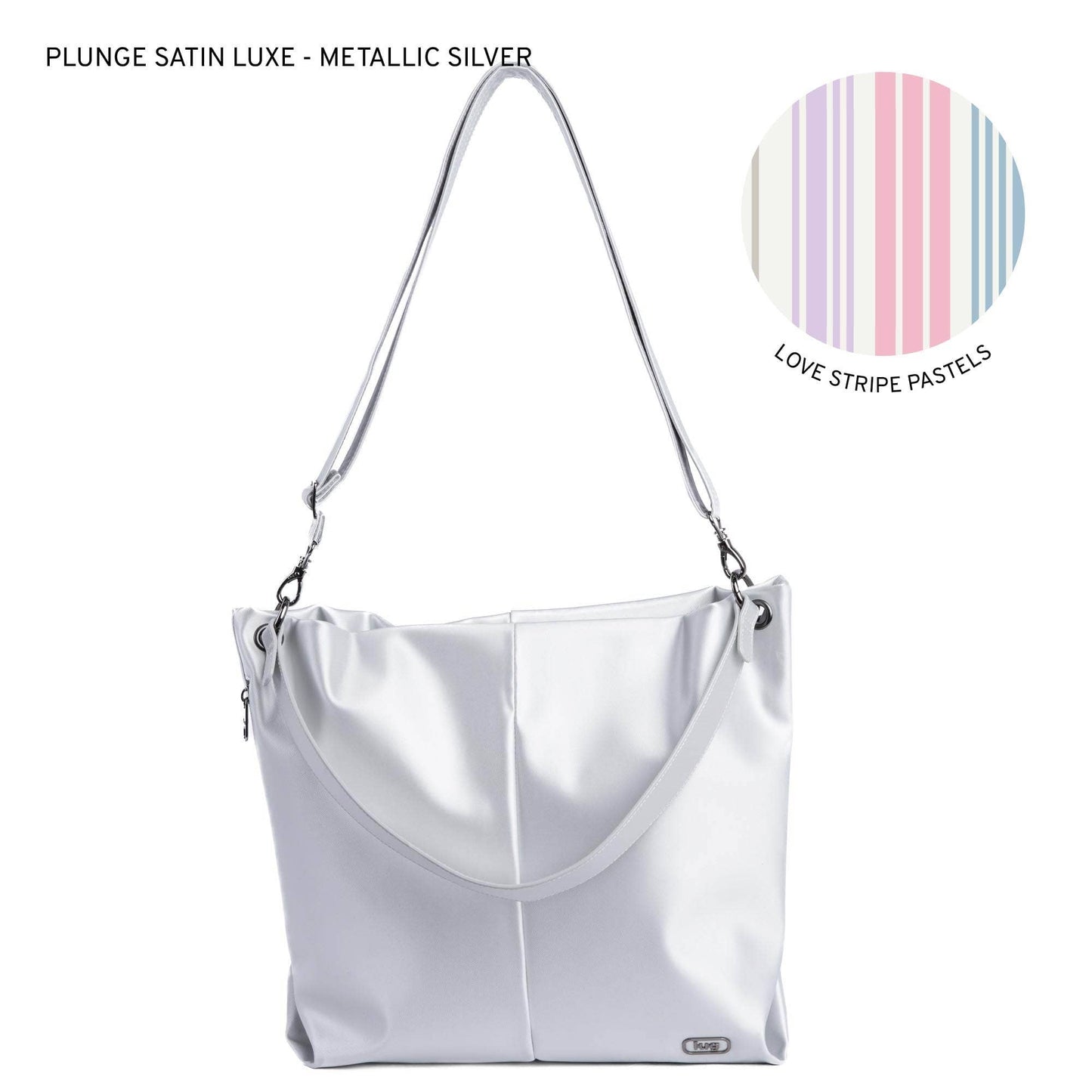 LUG Plunge 2 Satin Luxe VL Carry-All Crossbody Bag: BLACK 2