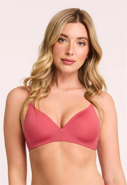 Montelle 9317 Wire-Free T-Shirt Bra in Spiced Coral