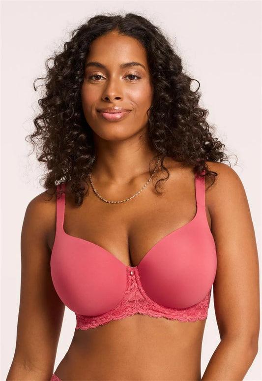 Montelle 9320 Pure Plus Full Coverage T-Shirt Bra in Spiced Coral