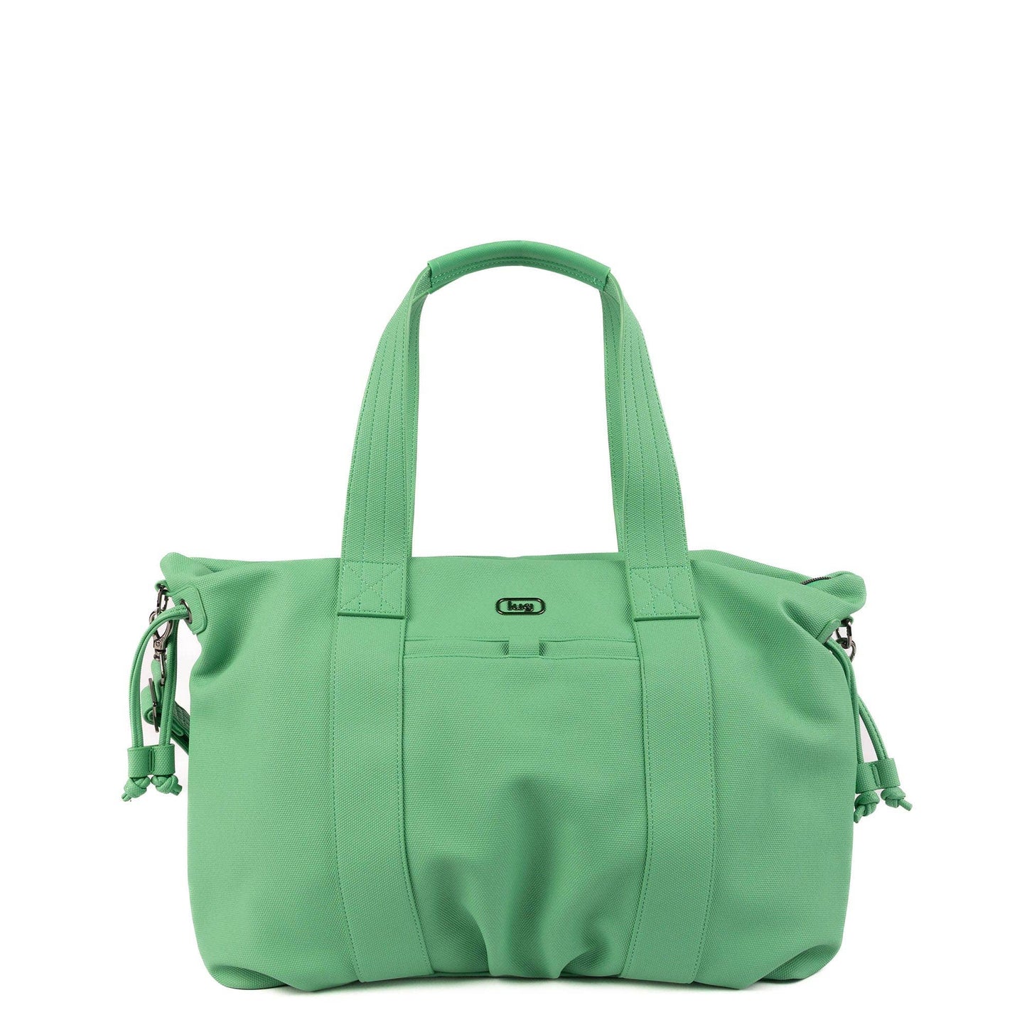 Piper Matte Luxe VL Hobo Tote Bag: BLACK