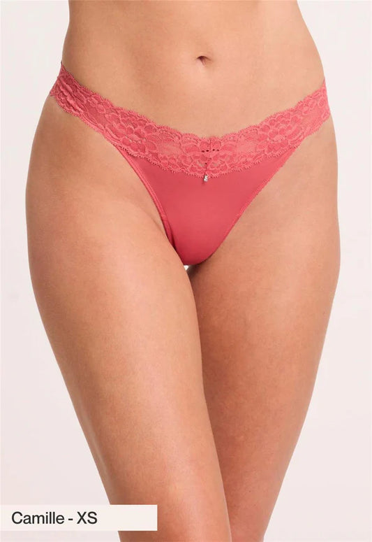 Montelle 9002 Thong in Spiced Coral