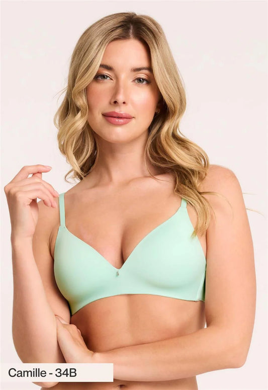 Montelle 9317 Wire-Free T-Shirt Bra in Seafoam