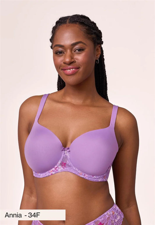 Montelle 9320 Pure Plus Full Coverage T-Shirt Bra in Tulip Field