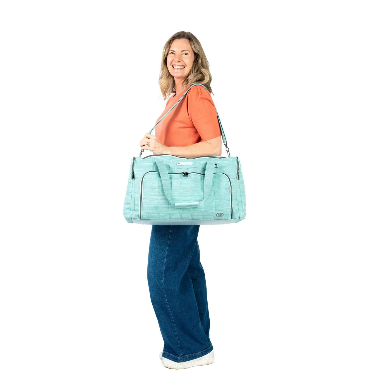 LUG Trolley Duffel 2 Oversized Travel Bag in Aquamarine