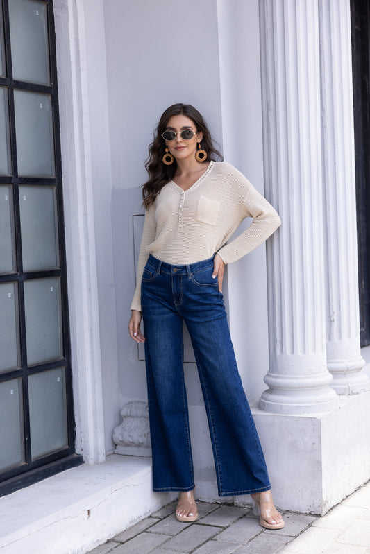 Fashion Village Clara's Jeans Dark Wash