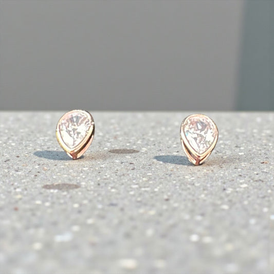 Rose Gold Tear Drops