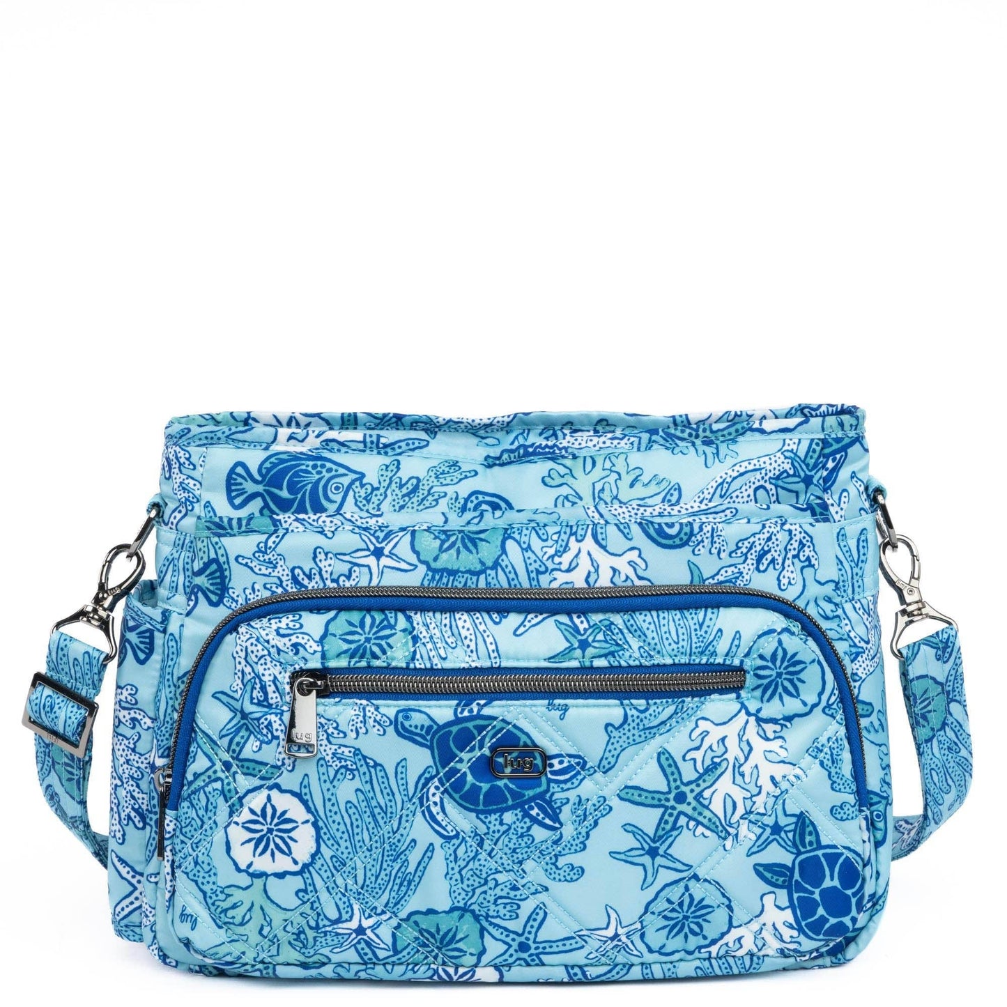 LUG Shimmy SE Crossbody Bag: BRUSHED GREY