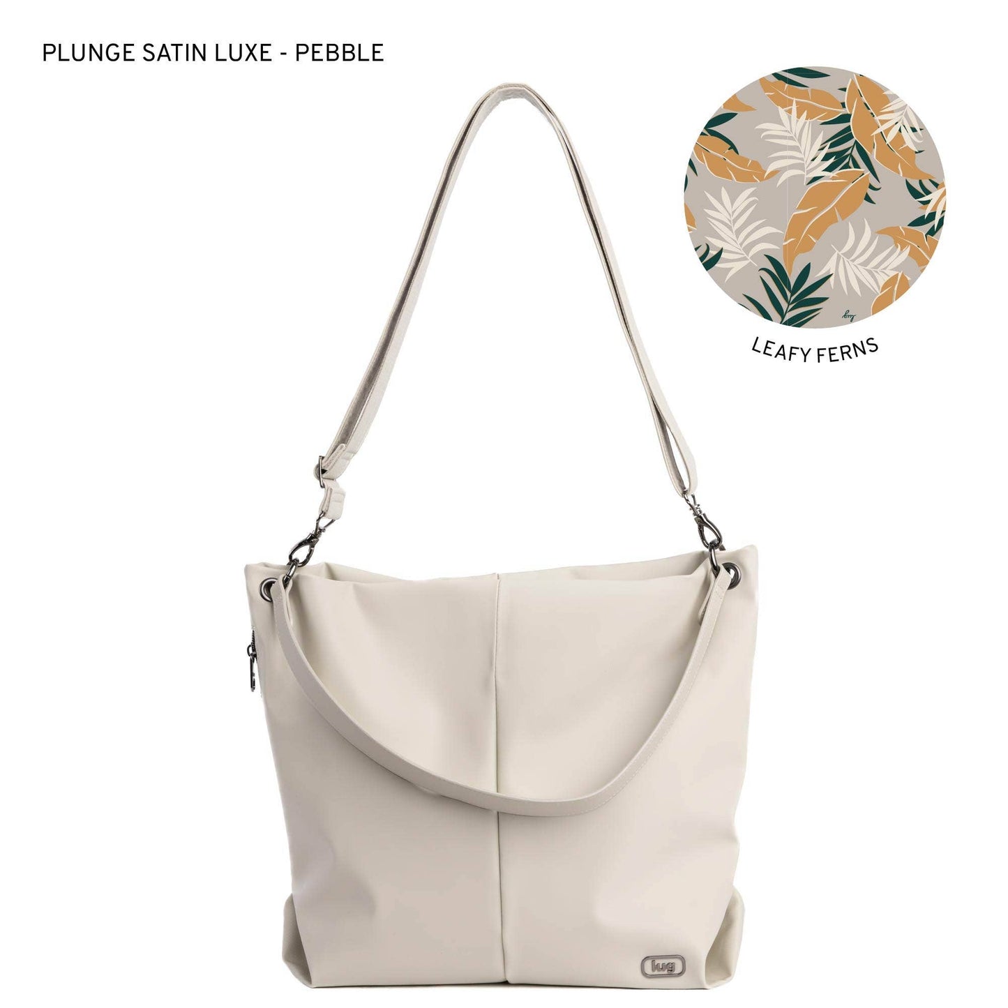 LUG Plunge 2 Satin Luxe VL Carry-All Crossbody Bag: BLACK 2