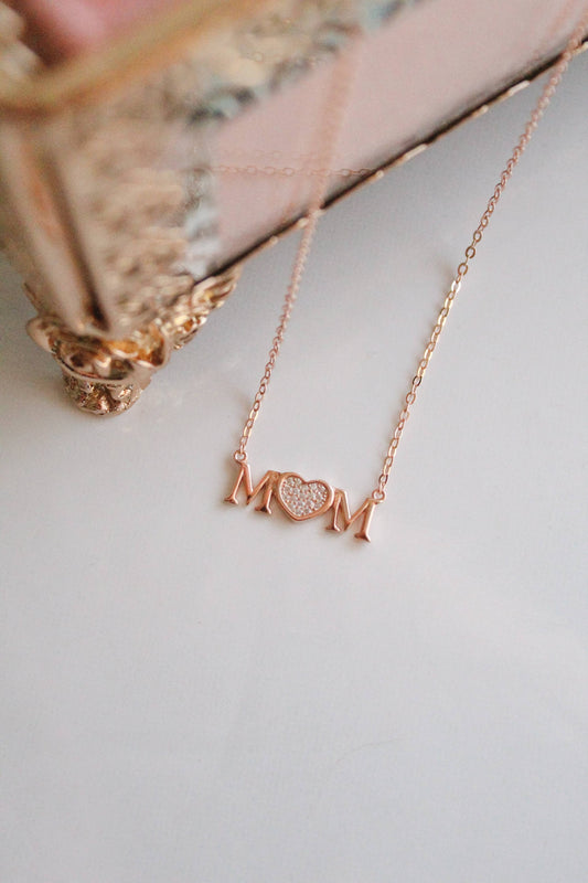 MOM Necklace: Gold
