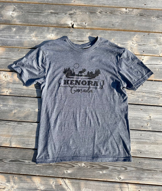 Moose Kenora Canada in dark Heather Grey