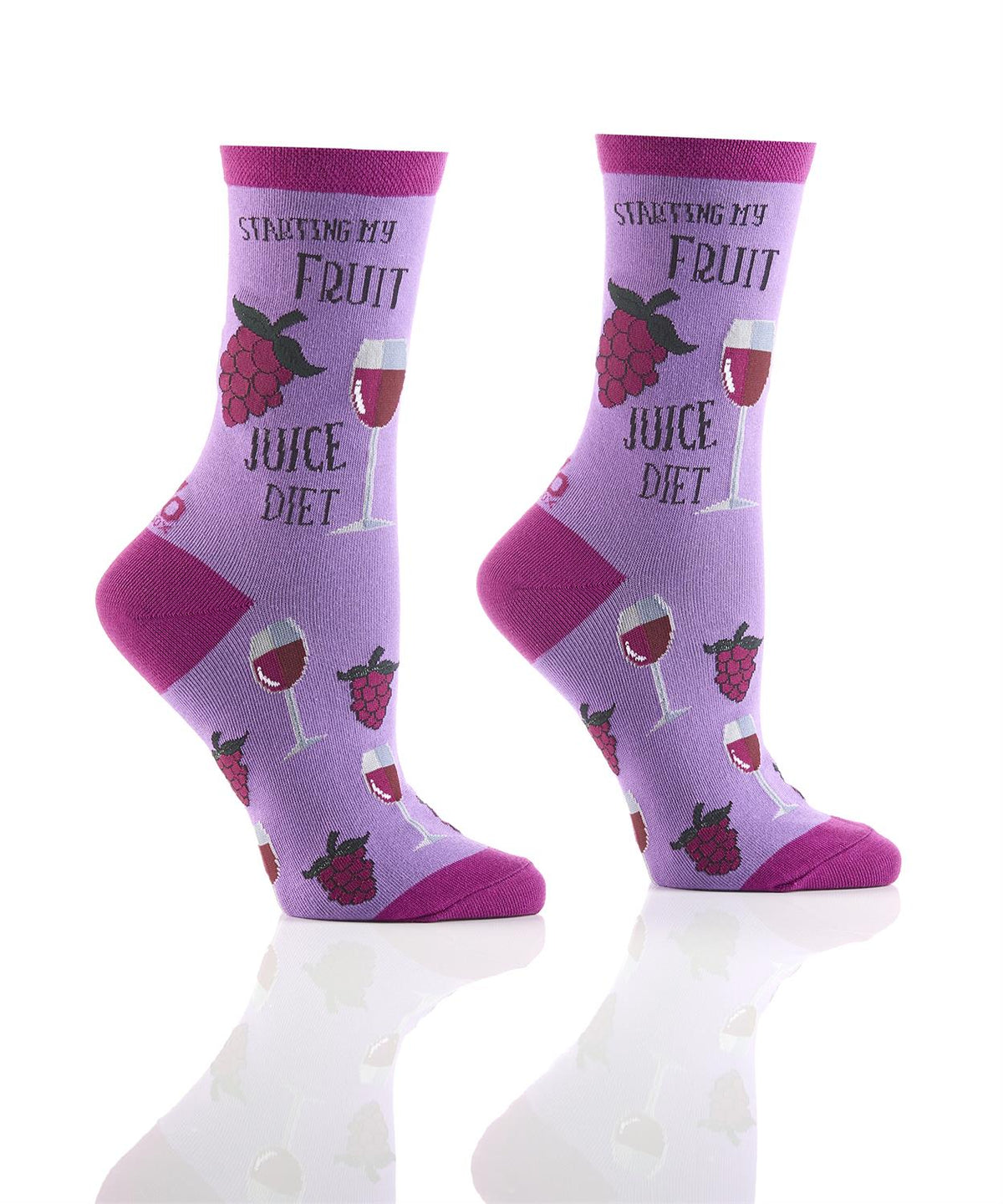 Women's Crew Sock, Adult Fruit Juice