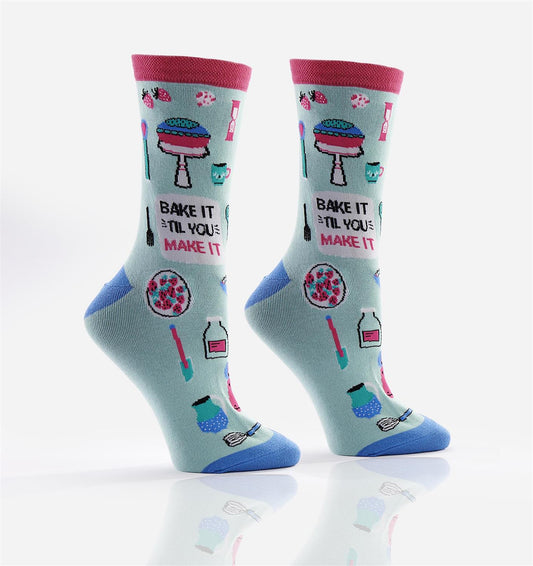 Women's Crew Sock, Bake It