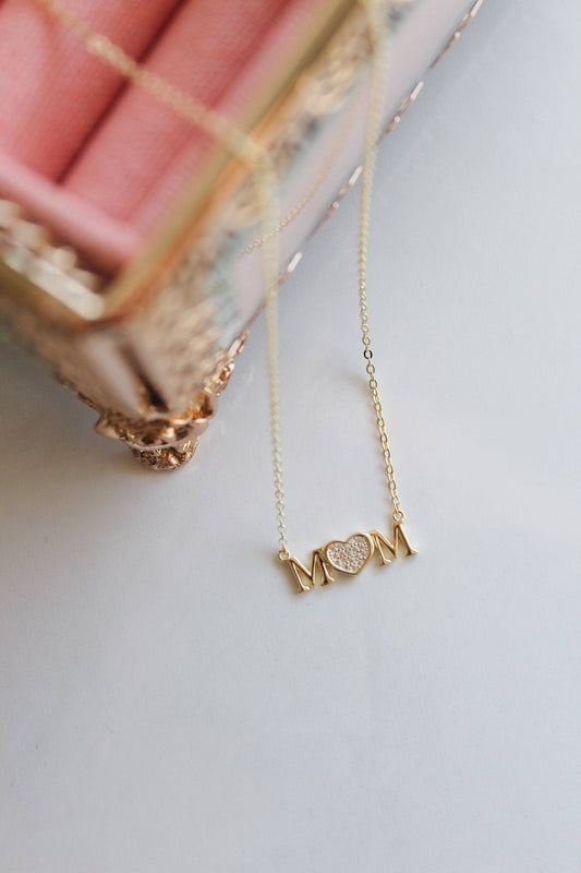 MOM Necklace: Gold