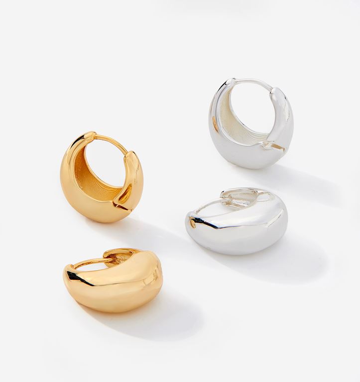 Chunky Hoop Earrings