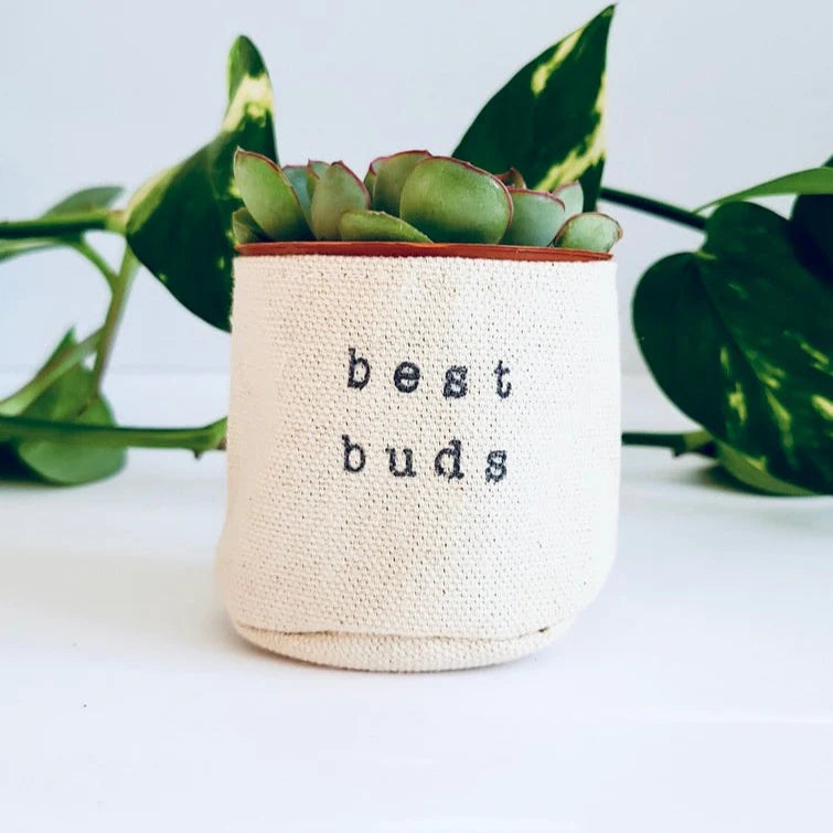 Canvas Planter 2" best buds