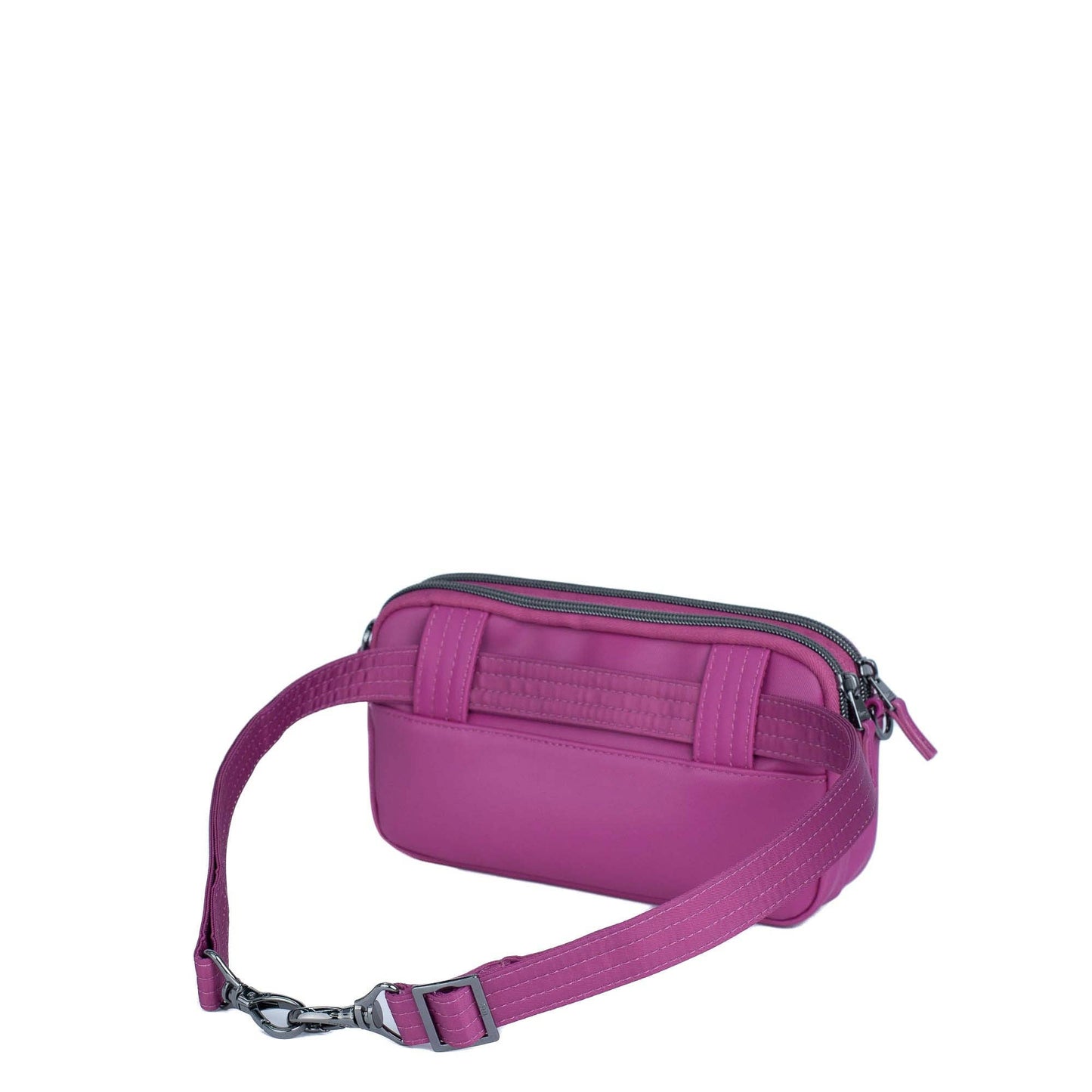 LUG Coupe XL Love Satin Luxe Convertible Crossbody Bag: ORCHID PINK