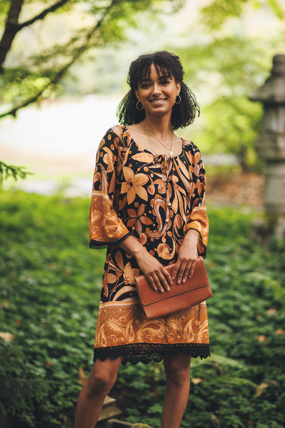 Papillon PD18560 Global Boarded Print OTS Dress