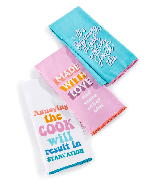 Dirty Words Tea Towels