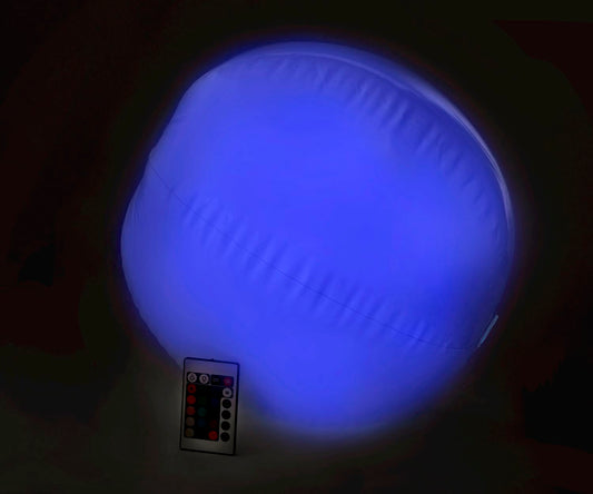 Light Up Beach Ball w/Remote