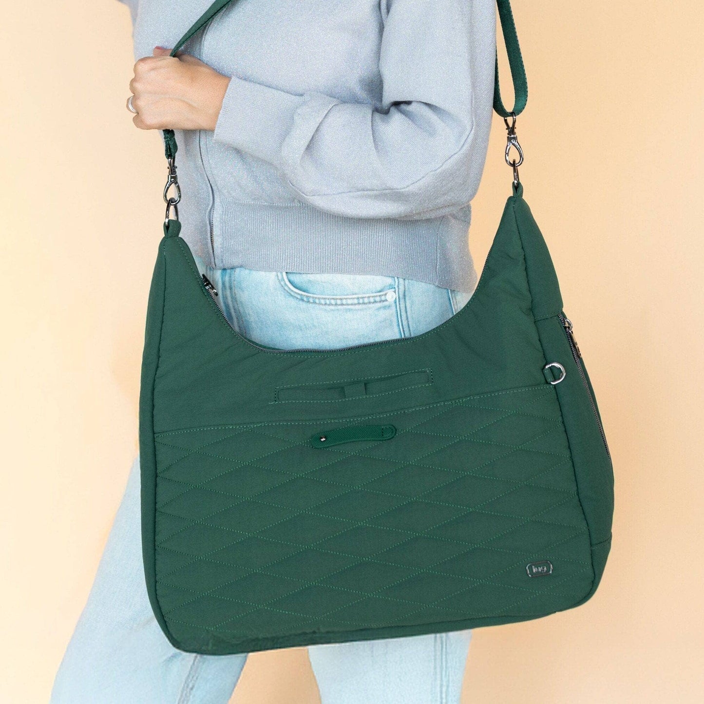 LUG Balsa CloudGo Hobo Crossbody Bag: PINKY PROMISE