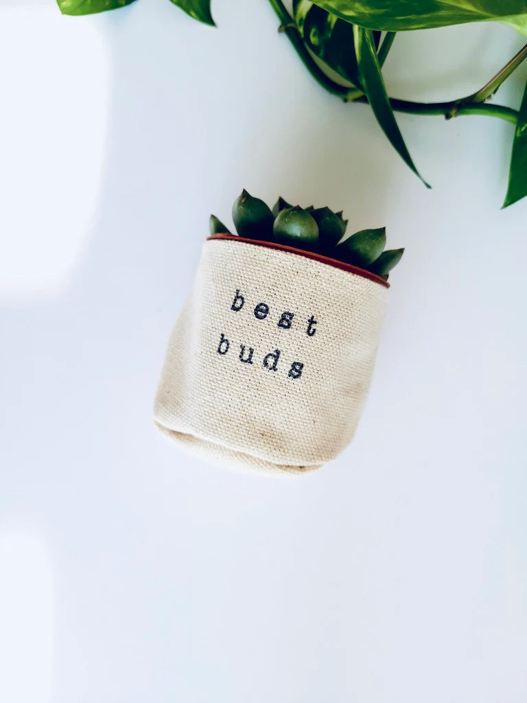 Canvas Planter 2" best buds