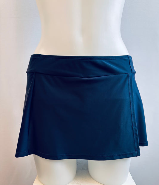 BS Navy Swim Skirt with Bikini Bottom