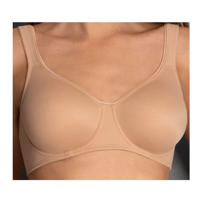 ROSA FAIA 5490 Twin Seamless Underwire Bra in Deep Sand