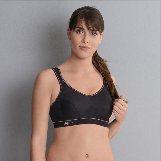 Anita 5527 Extreme Control Sports Bra in Black/Gold