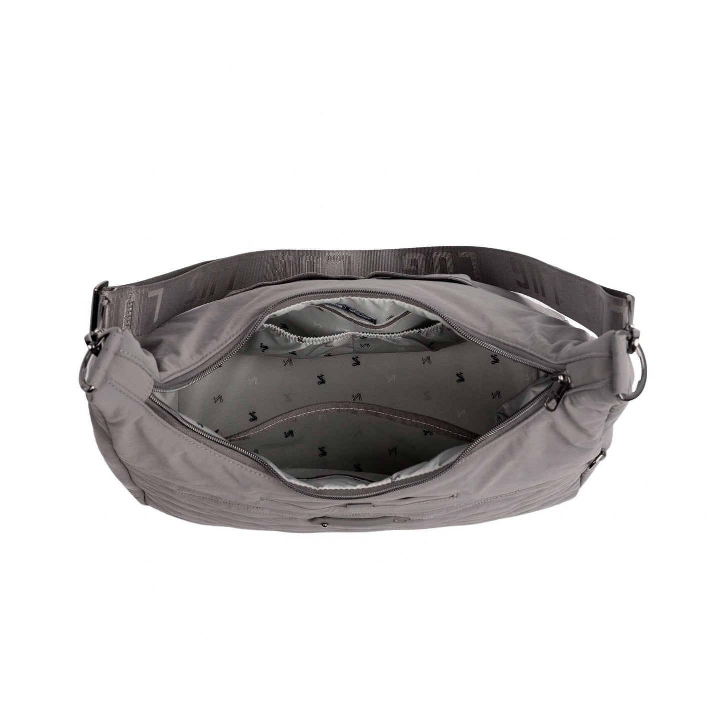 LUG Balsa CloudGo Hobo Crossbody Bag: STORM GREY