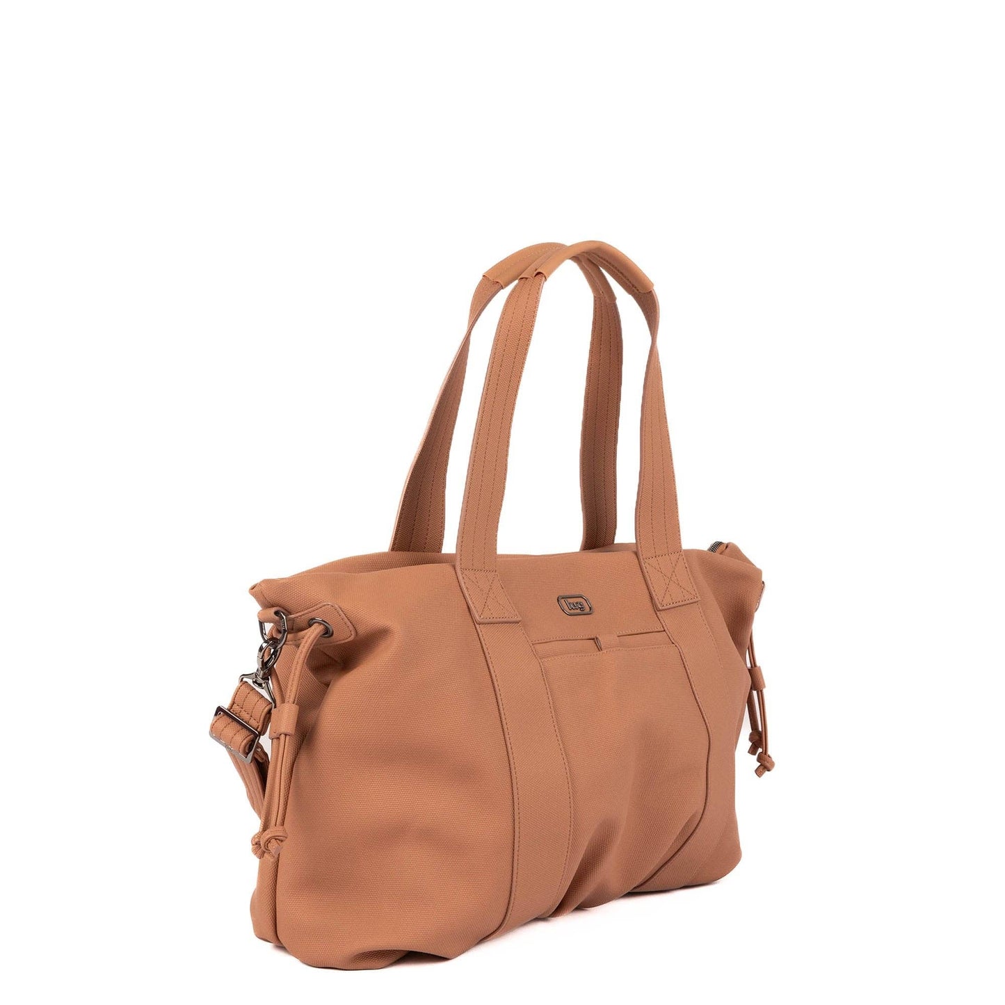 Piper Matte Luxe VL Hobo Tote Bag: BLACK