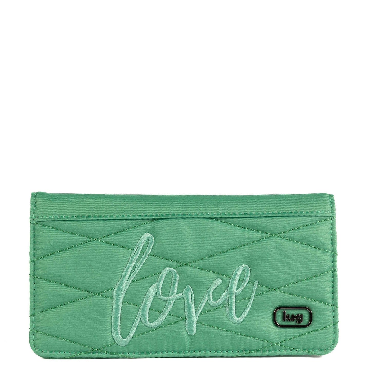 LUG Sweep Slim Flap Wallet: AQUAMARINE