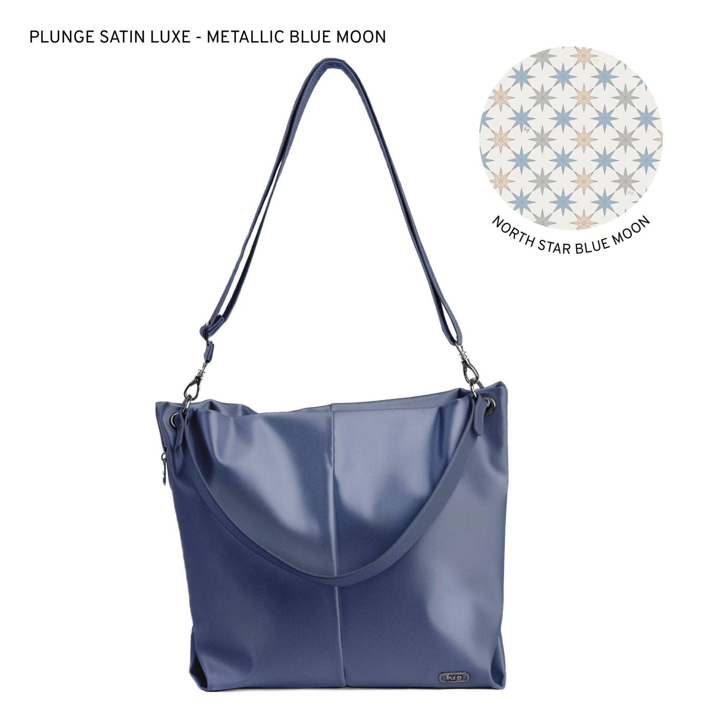 LUG Plunge 2 Satin Luxe VL Carry-All Crossbody Bag: BLACK 2