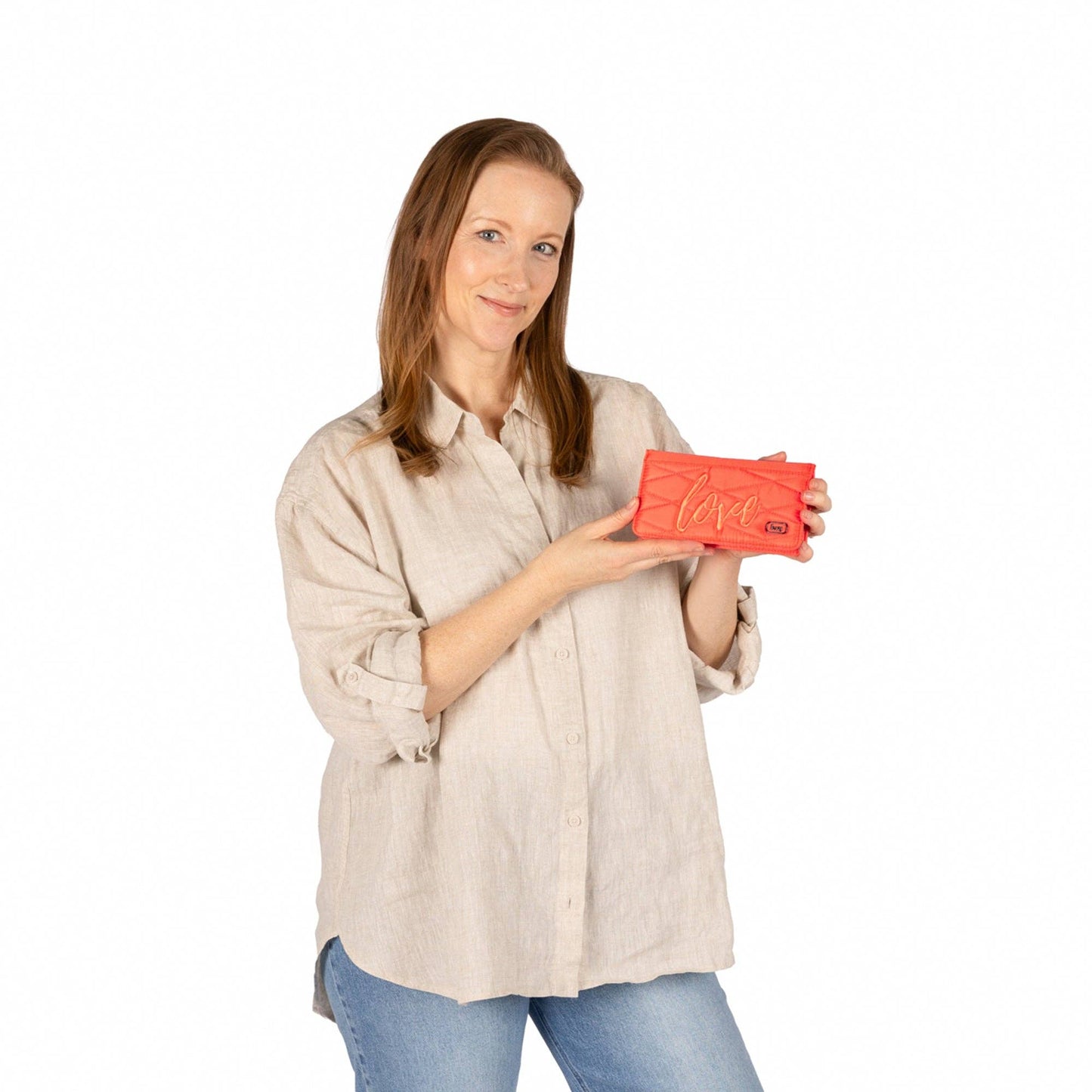 LUG Sweep Slim Flap Wallet: AQUAMARINE