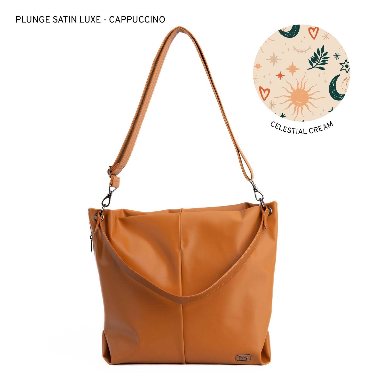 LUG Plunge 2 Satin Luxe VL Carry-All Crossbody Bag: BLACK 2