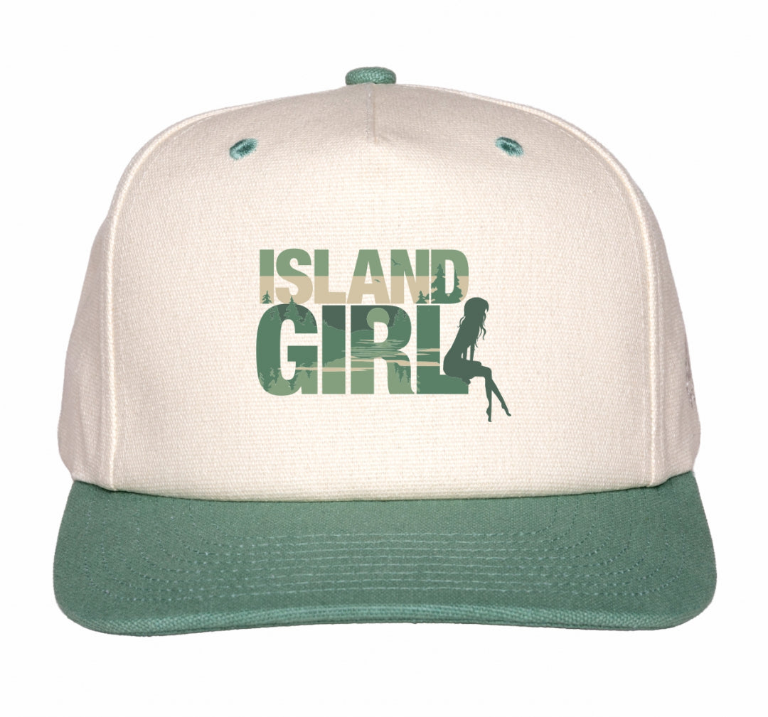 Ball Cap Green Island Girl