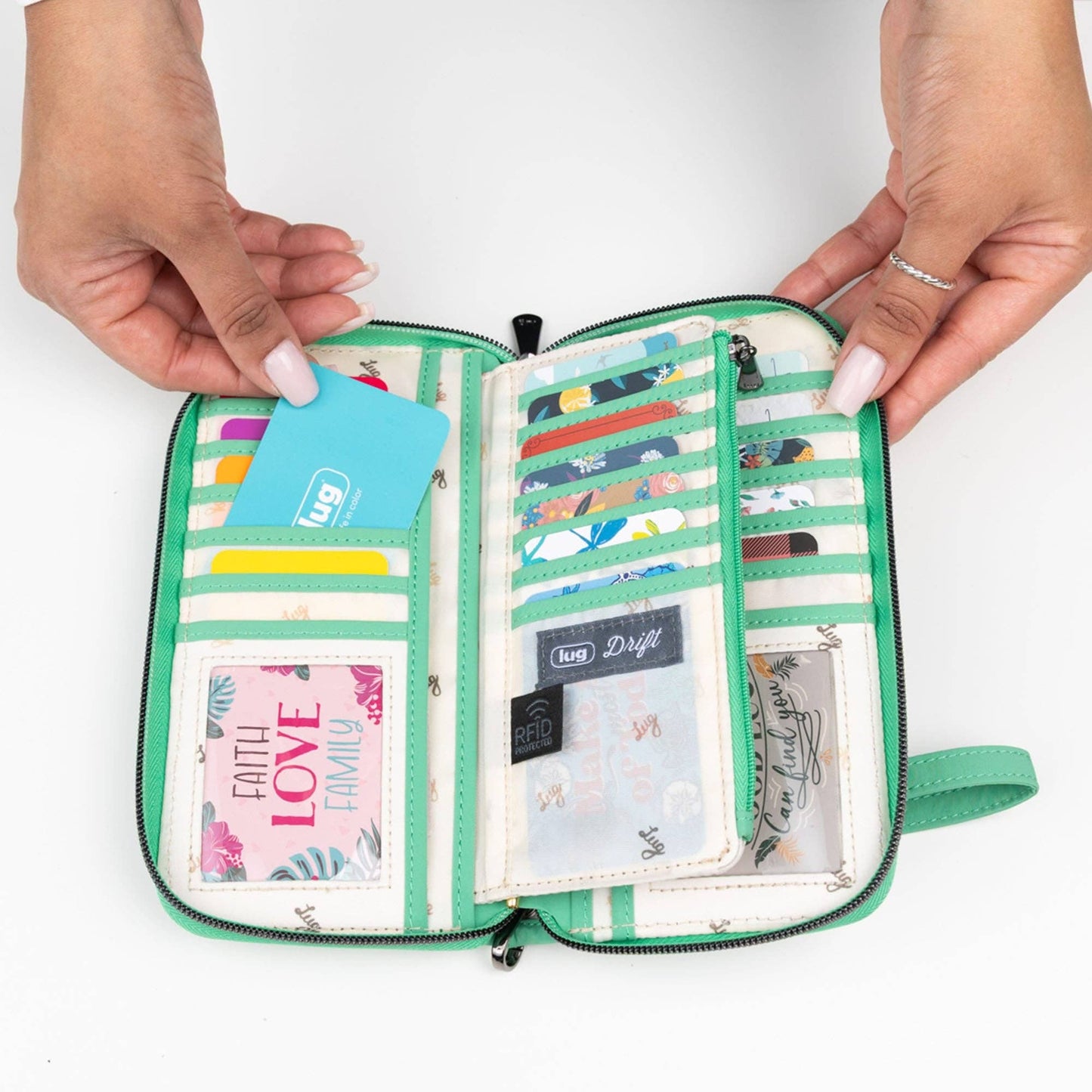 LUG Drift CloudGo RFID Wallet: QUARTZ PINK