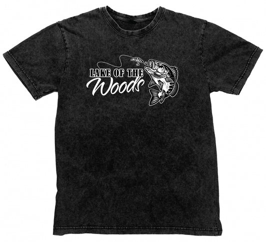 Walleye Lake of the Woods Black Acid Wash