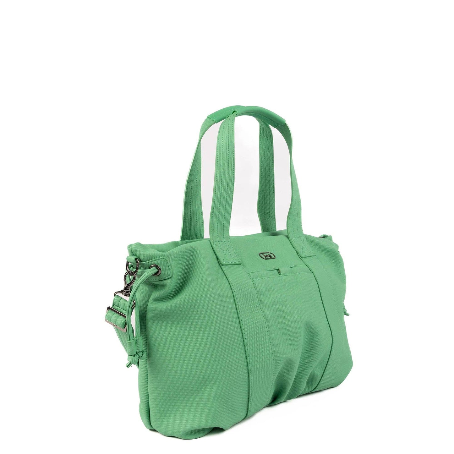 Piper Matte Luxe VL Hobo Tote Bag: BLACK