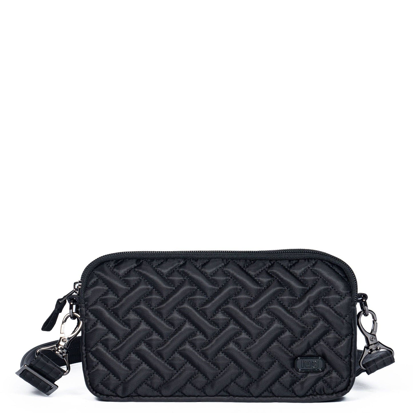 LUG Coupe XL Convertible Crossbody Bag: BLACK 4