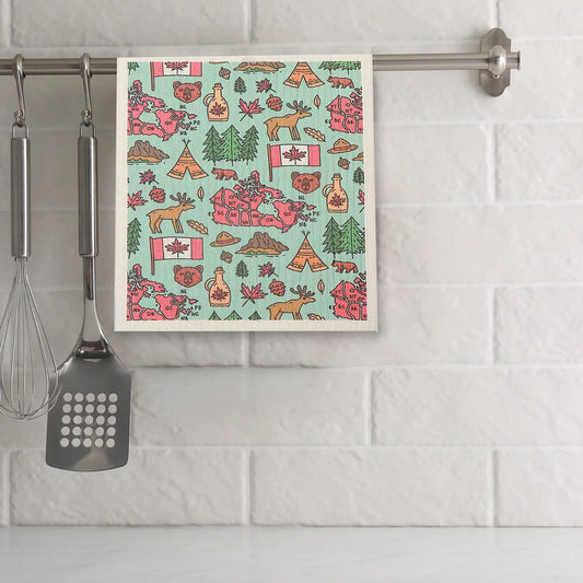 Swedish Dish Cloth Set of 2 Canadiana