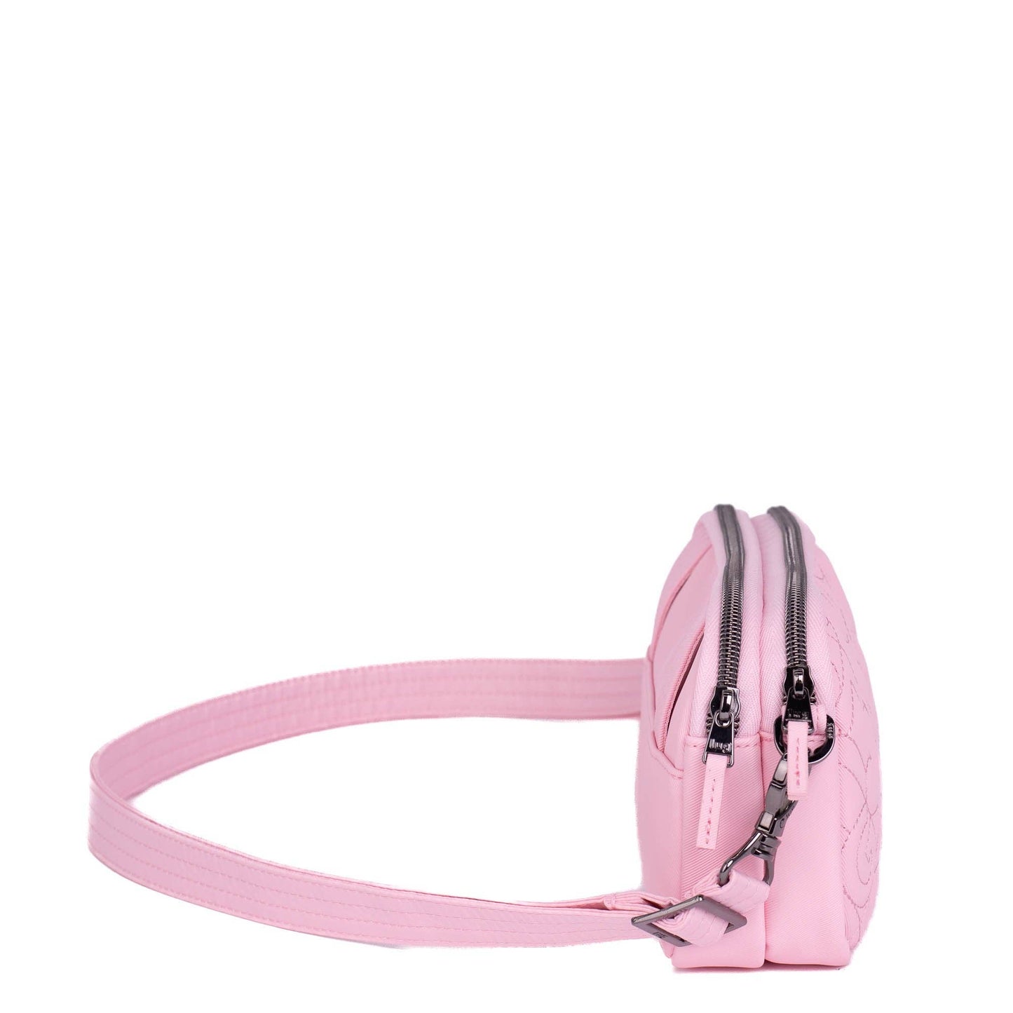 LUG Coupe XL Love Satin Luxe Convertible Crossbody Bag: ORCHID PINK