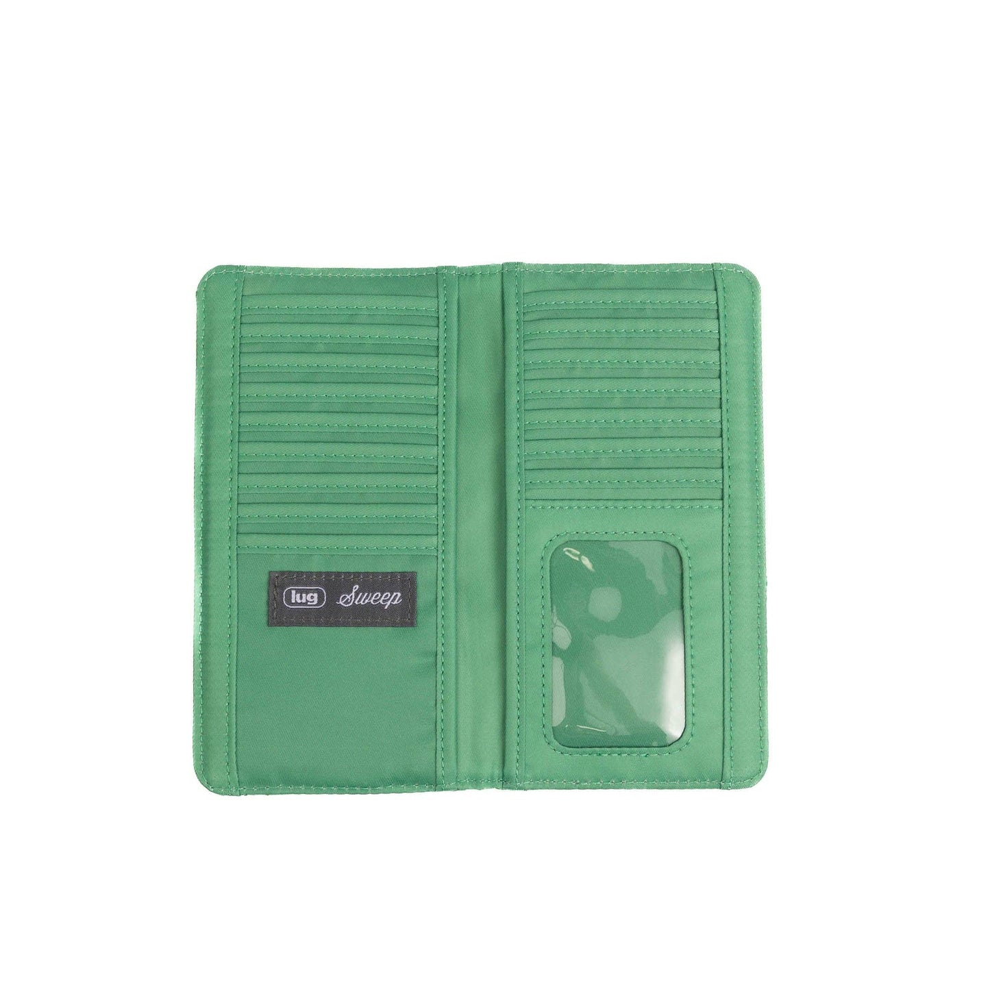 LUG Sweep Slim Flap Wallet: AQUAMARINE
