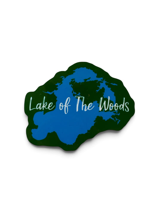 Stickers- Lake of the Woods Map