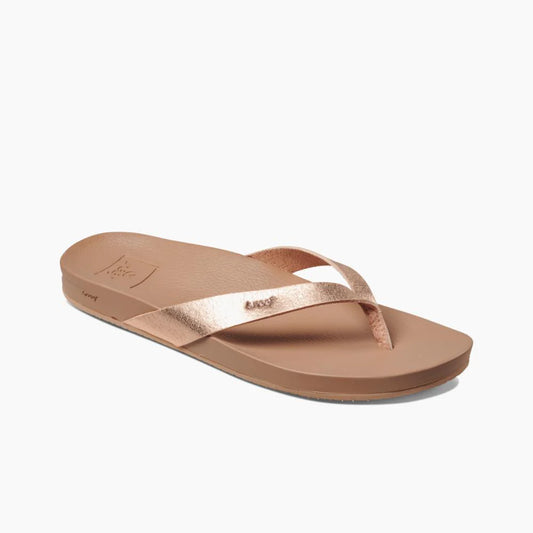 REEF WOMENS CUSHION COURT ROSE GOLD