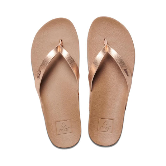 REEF WOMENS CUSHION COURT ROSE GOLD